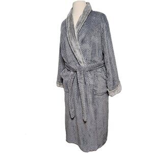 Plush textured wrap robe by CAROLE HOCHMAN size XXL *READ*